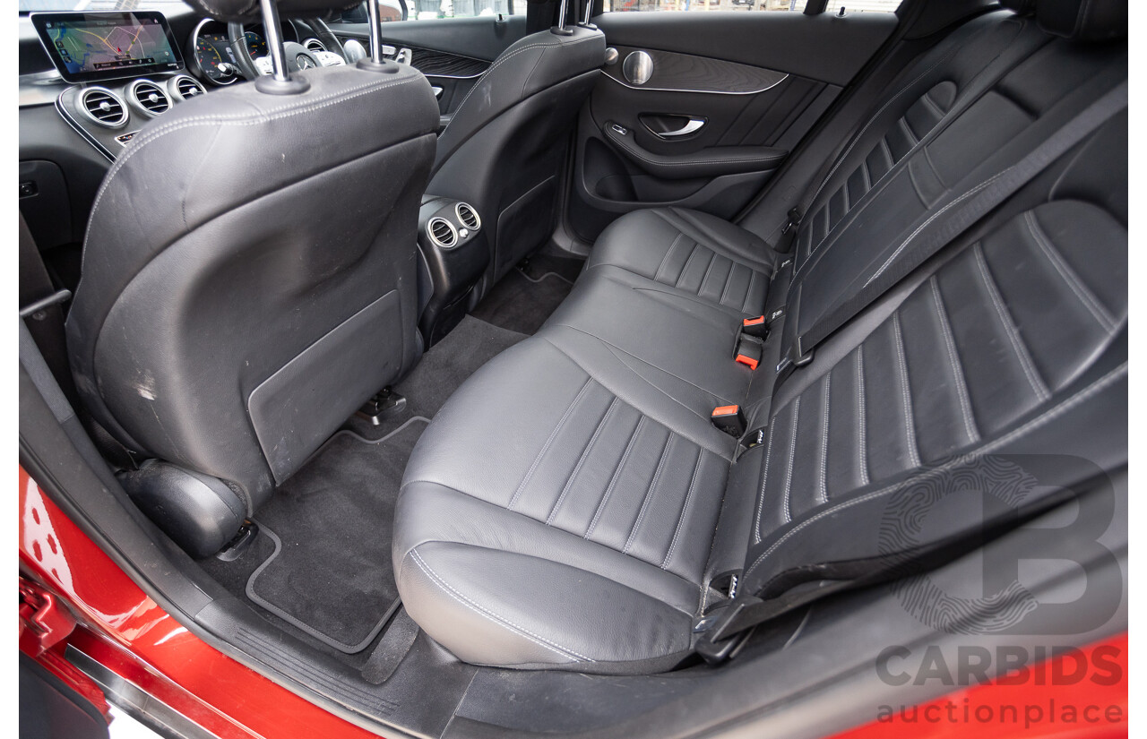 2/2020 Mercedes-Benz GLC300 4MATIC (AWD) X253 MY20 4D Wagon Designo Hyacinth Red Turbo 2.0L