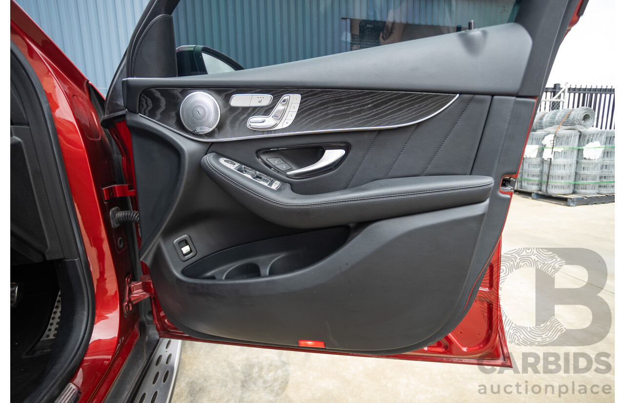 2/2020 Mercedes-Benz GLC300 4MATIC (AWD) X253 MY20 4D Wagon Designo Hyacinth Red Turbo 2.0L