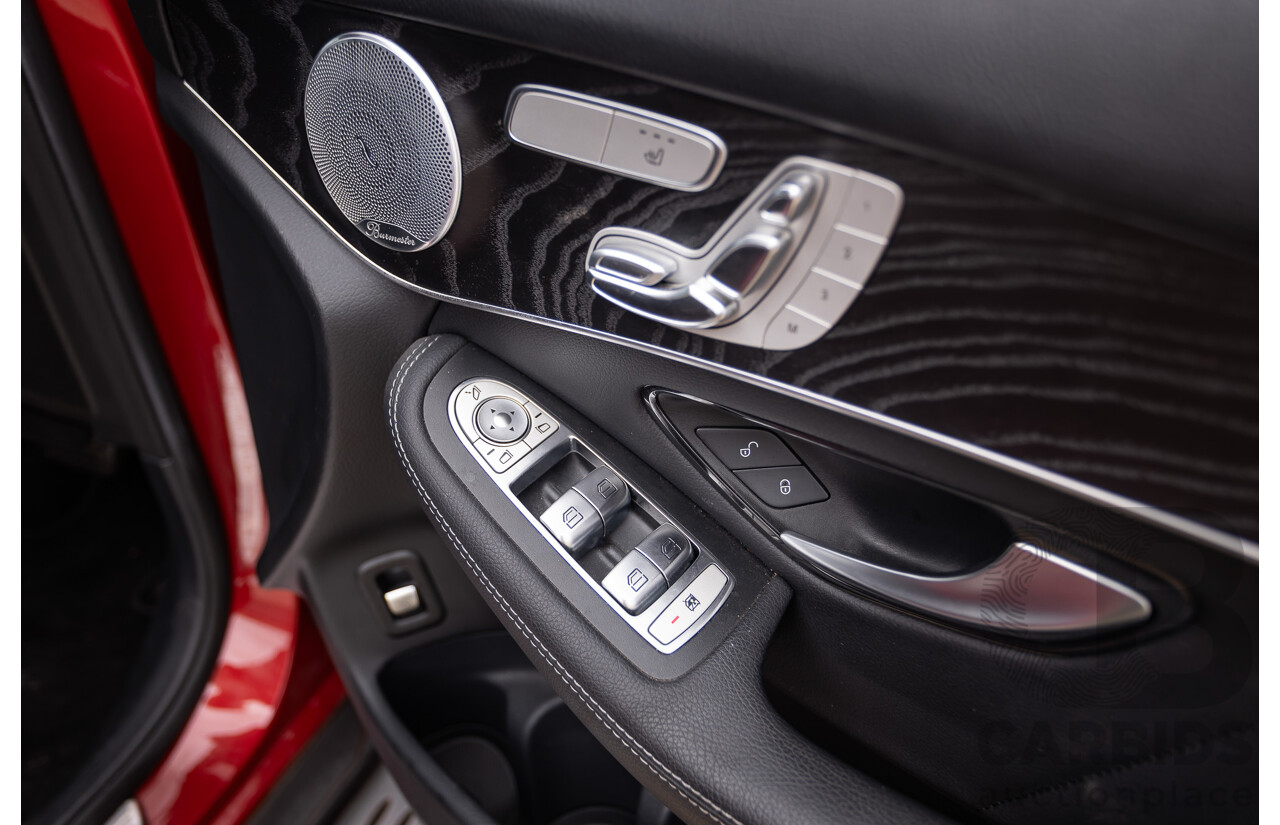 2/2020 Mercedes-Benz GLC300 4MATIC (AWD) X253 MY20 4D Wagon Designo Hyacinth Red Turbo 2.0L