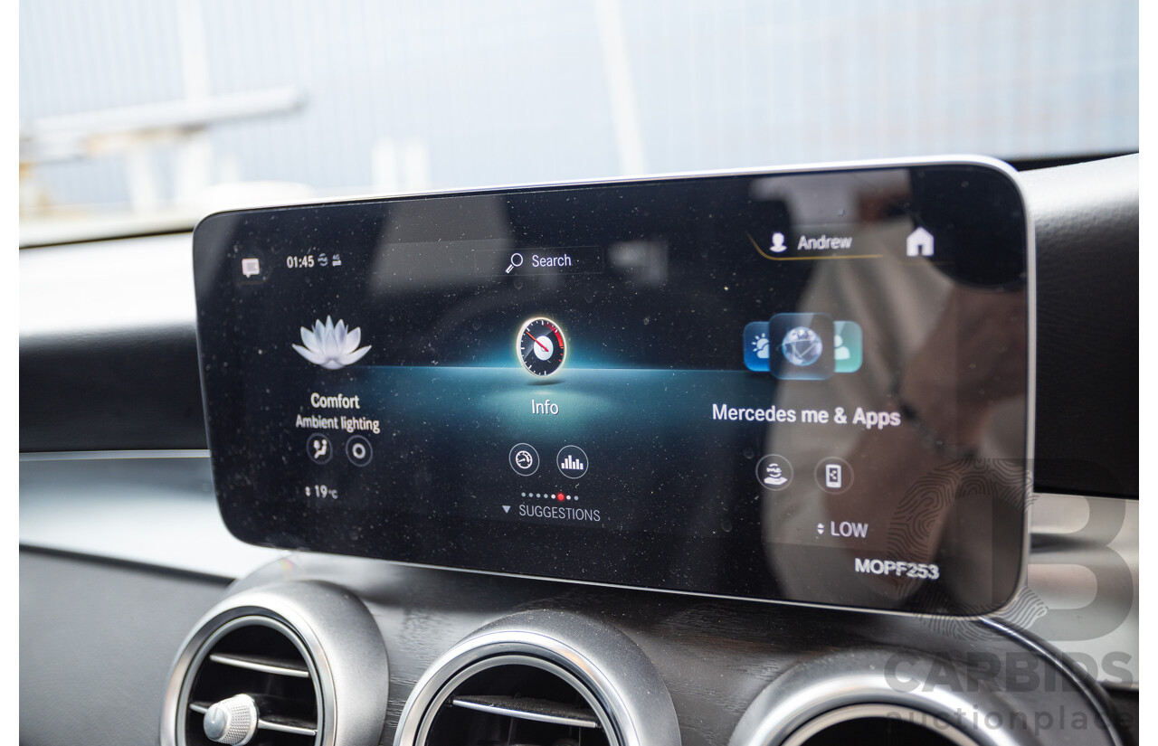 2/2020 Mercedes-Benz GLC300 4MATIC (AWD) X253 MY20 4D Wagon Designo Hyacinth Red Turbo 2.0L