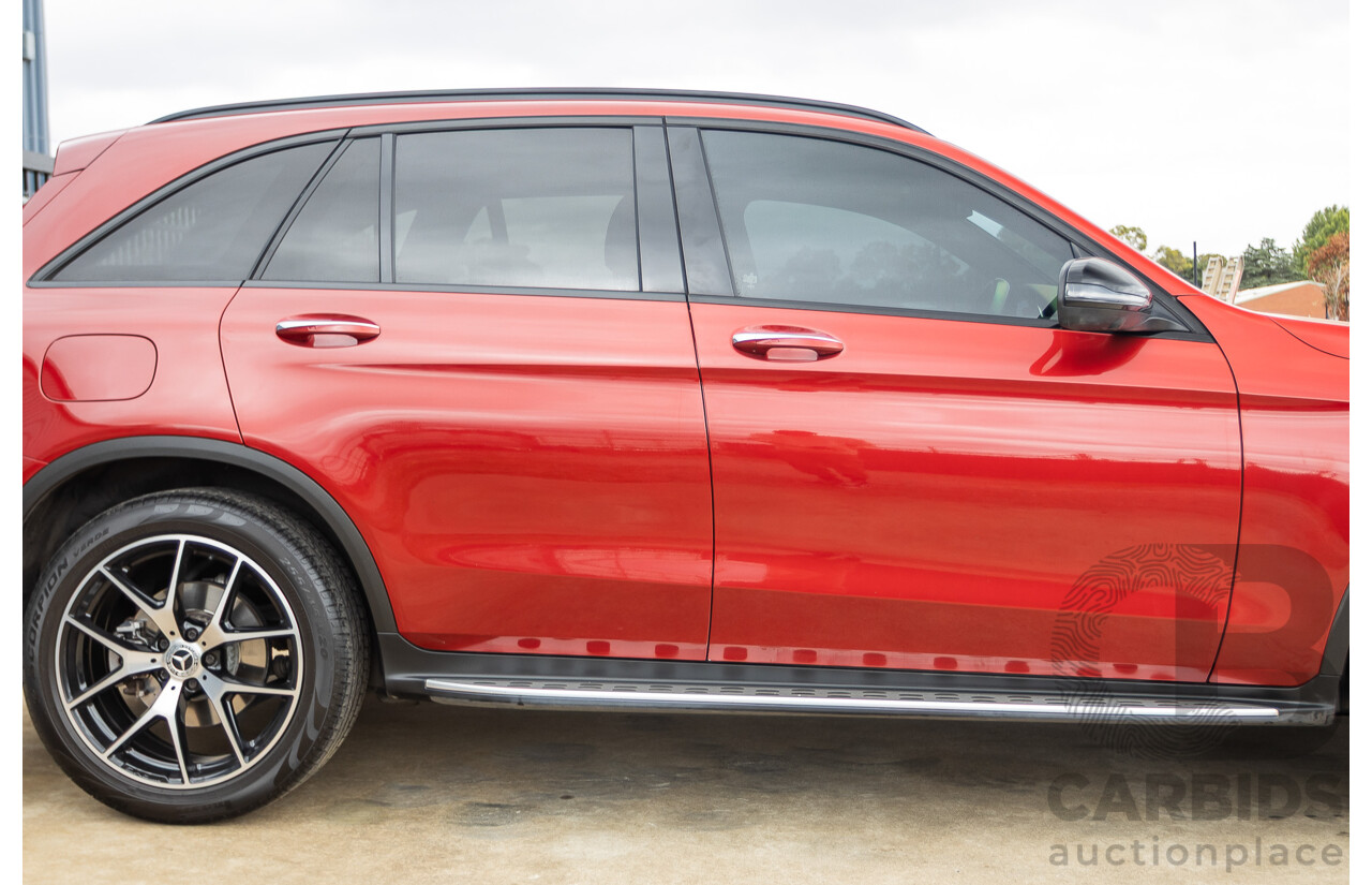 2/2020 Mercedes-Benz GLC300 4MATIC (AWD) X253 MY20 4D Wagon Designo Hyacinth Red Turbo 2.0L