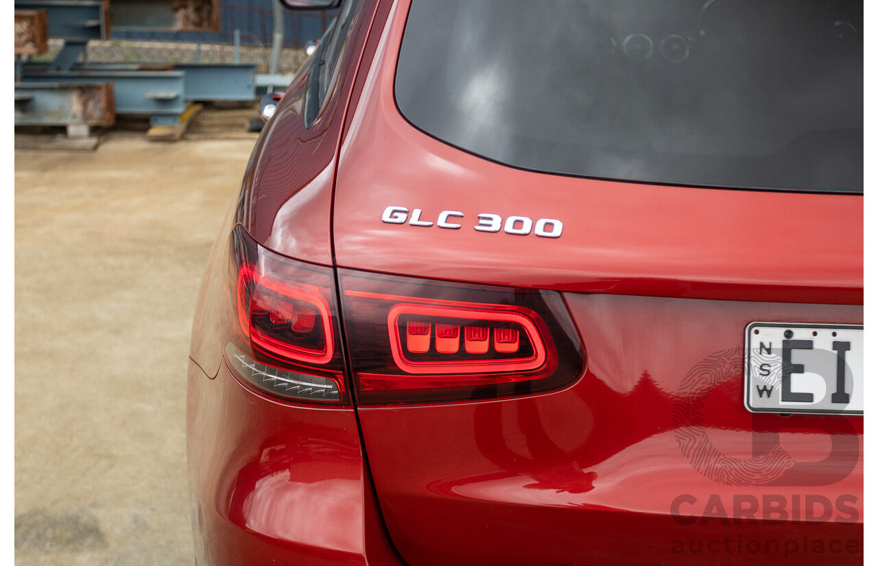 2/2020 Mercedes-Benz GLC300 4MATIC (AWD) X253 MY20 4D Wagon Designo Hyacinth Red Turbo 2.0L