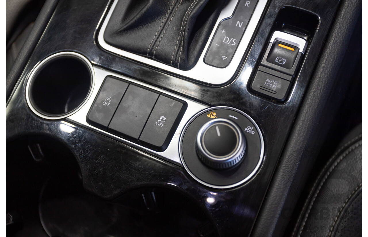 11/2017 Volkswagen Touareg 150 TDI Monochrome (AWD) 7P MY18 4D Wagon Canyon Grey Turbo Diesel 3.0L