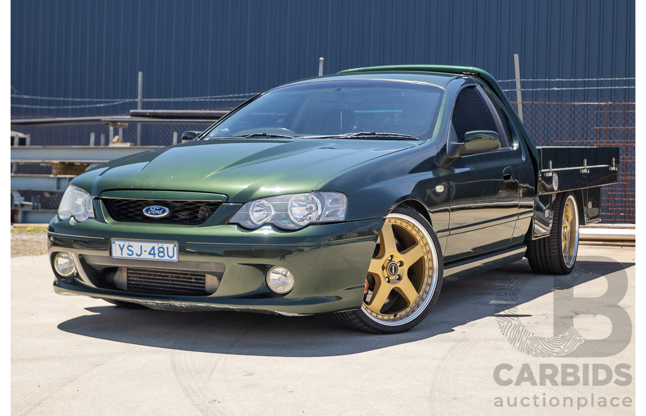 6/2003 Ford BA Falcon XR6T 2d Utility Harvest Green Metallic Turbo 4.0L - Modified