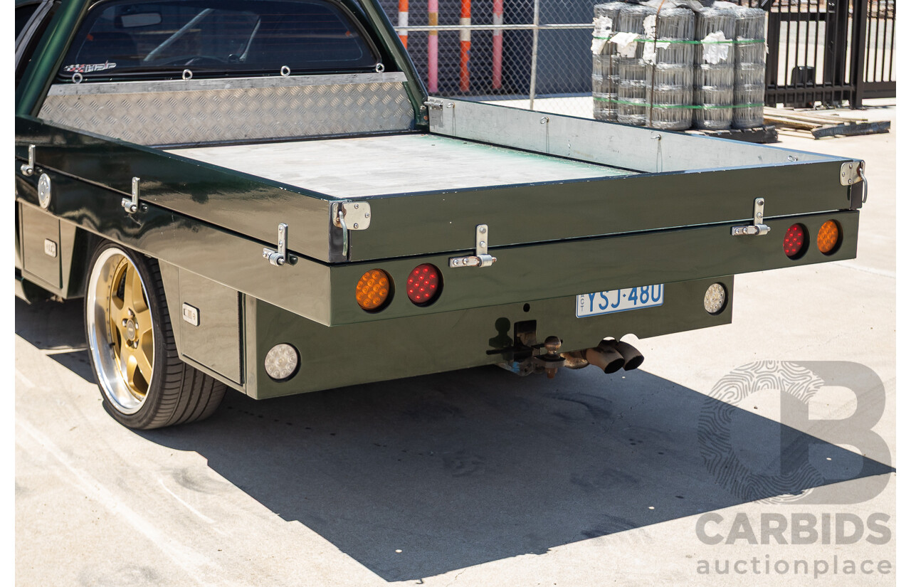 6/2003 Ford BA Falcon XR6T 2d Utility Harvest Green Metallic Turbo 4.0L - Modified