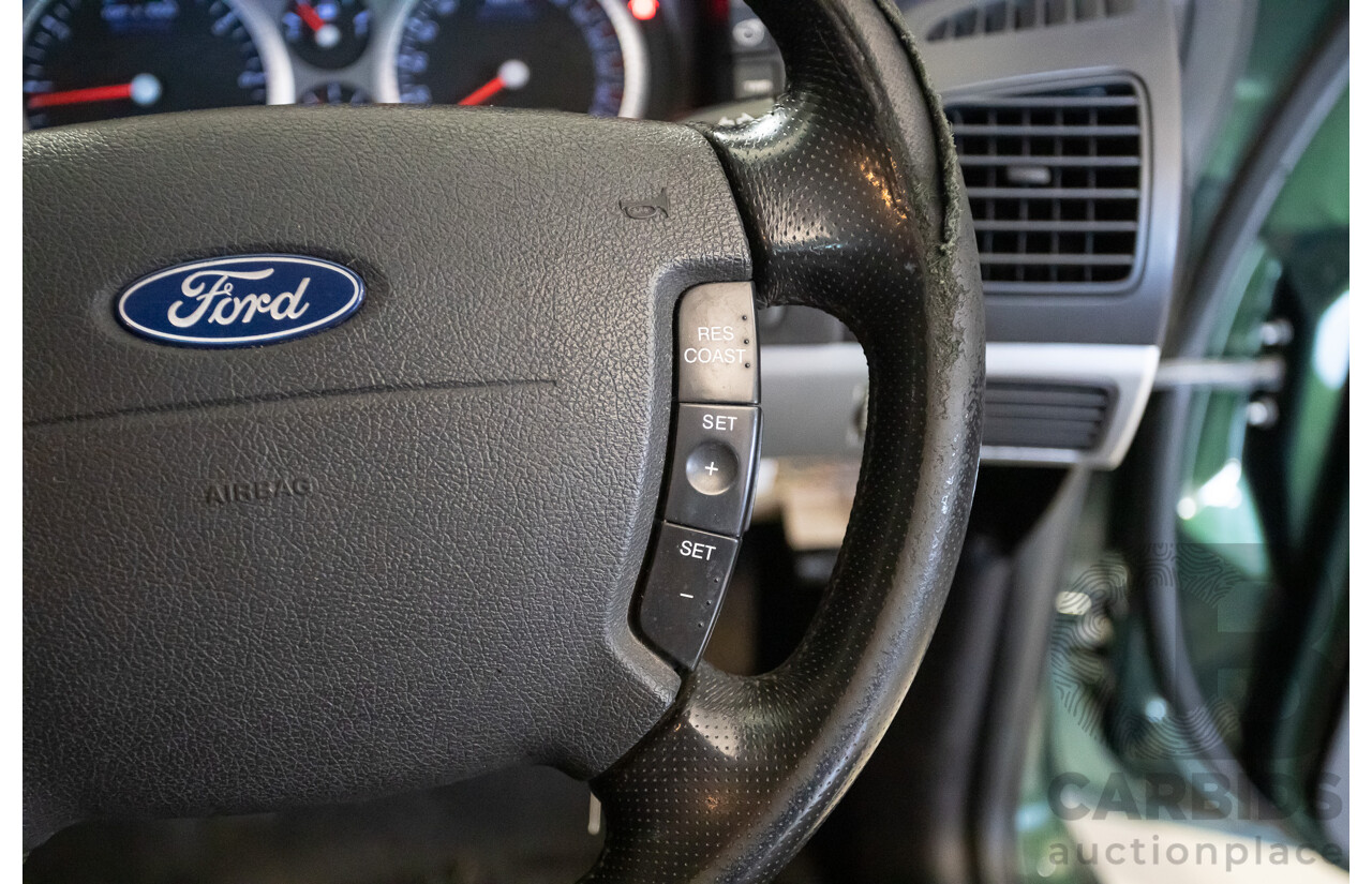 6/2003 Ford BA Falcon XR6T 2d Utility Harvest Green Metallic Turbo 4.0L - Modified