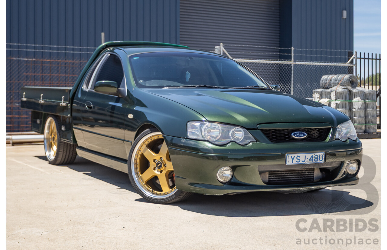 6/2003 Ford BA Falcon XR6T 2d Utility Harvest Green Metallic Turbo 4.0L - Modified