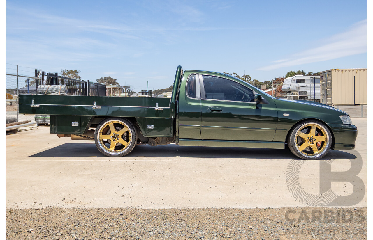 6/2003 Ford BA Falcon XR6T 2d Utility Harvest Green Metallic Turbo 4.0L - Modified