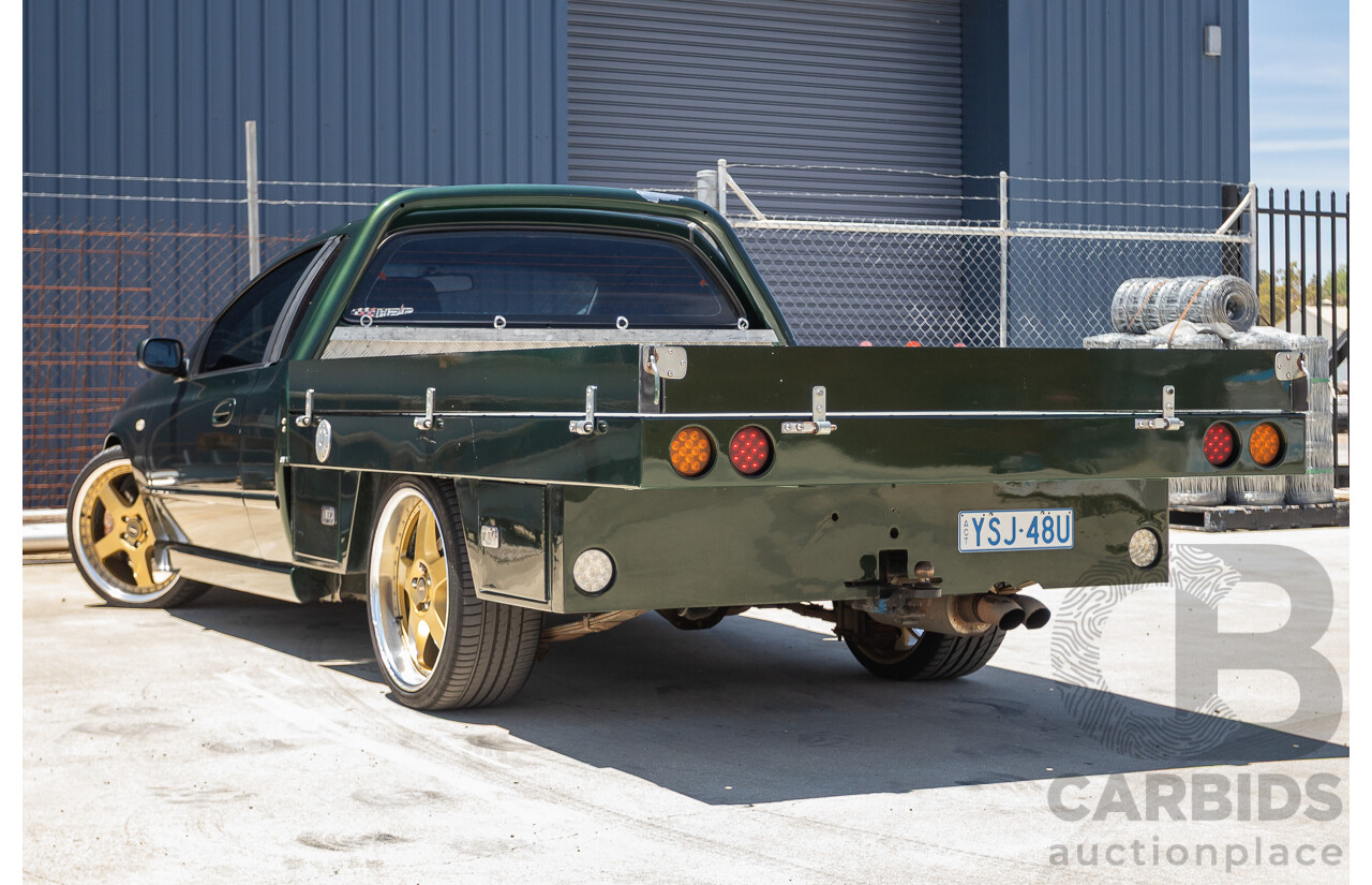 6/2003 Ford BA Falcon XR6T 2d Utility Harvest Green Metallic Turbo 4.0L - Modified