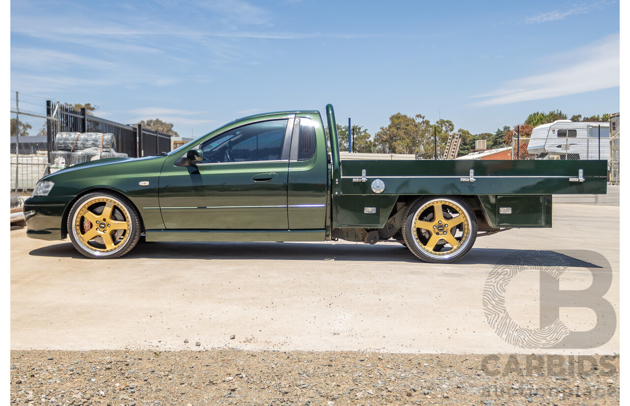 6/2003 Ford BA Falcon XR6T 2d Utility Harvest Green Metallic Turbo 4.0L - Modified