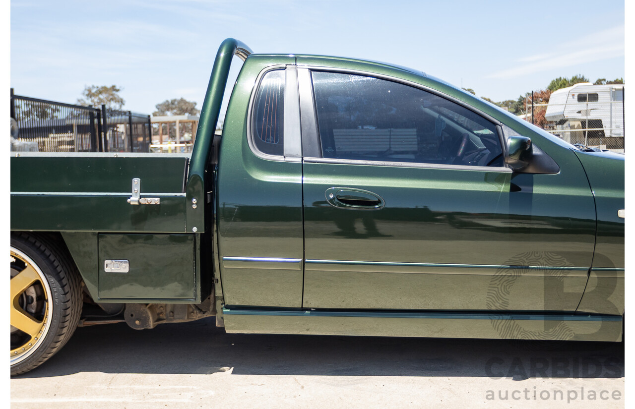 6/2003 Ford BA Falcon XR6T 2d Utility Harvest Green Metallic Turbo 4.0L - Modified