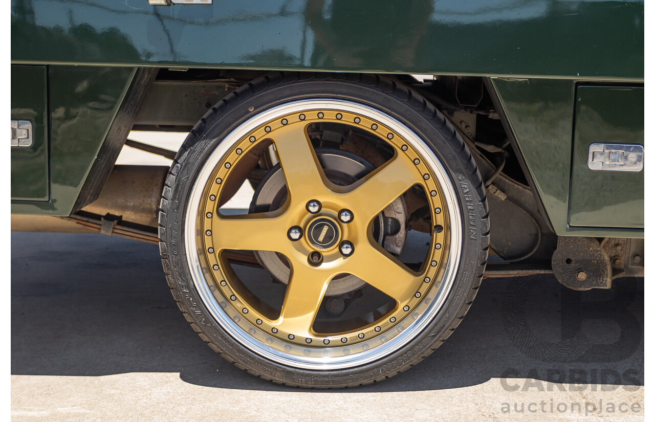 6/2003 Ford BA Falcon XR6T 2d Utility Harvest Green Metallic Turbo 4.0L - Modified