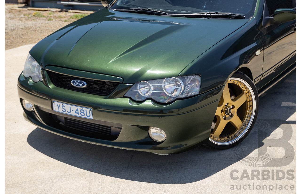 6/2003 Ford BA Falcon XR6T 2d Utility Harvest Green Metallic Turbo 4.0L - Modified