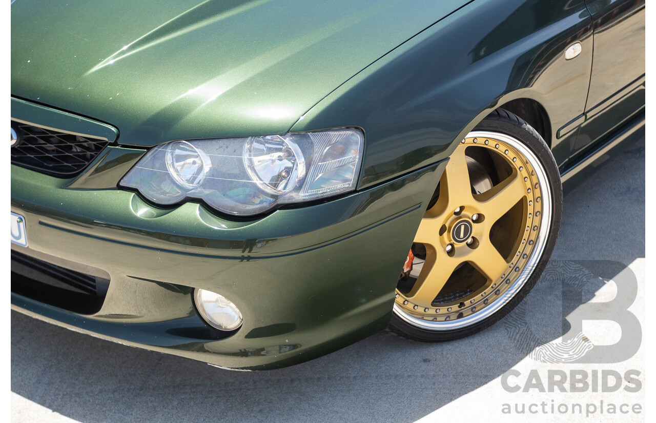 6/2003 Ford BA Falcon XR6T 2d Utility Harvest Green Metallic Turbo 4.0L - Modified
