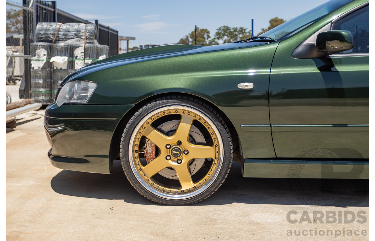 6/2003 Ford BA Falcon XR6T 2d Utility Harvest Green Metallic Turbo 4.0L - Modified