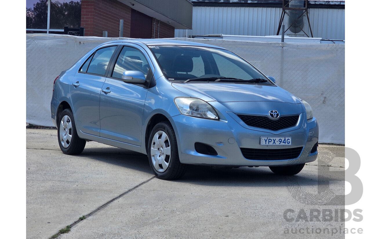 8/2010 Toyota Yaris YRS NCP93R 08 UPGRADE 4d Sedan Blue 1.5L