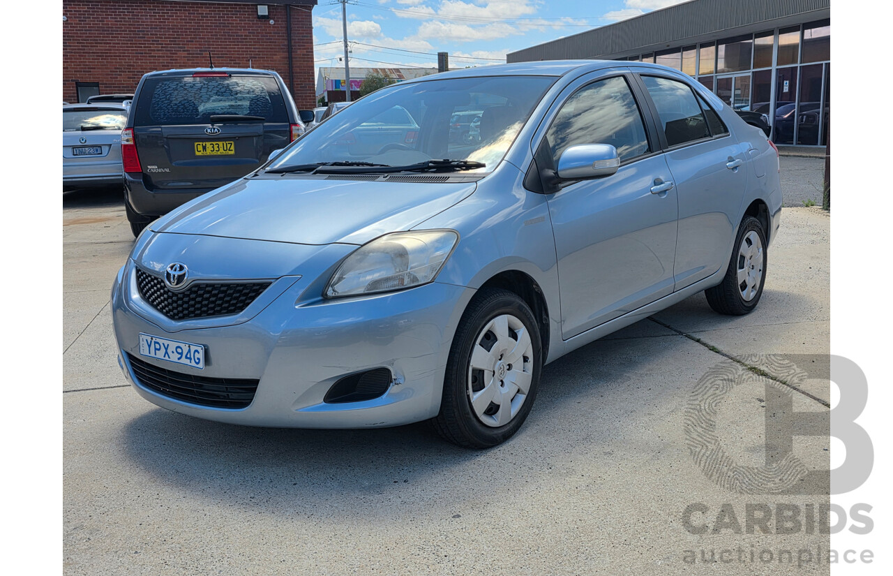 8/2010 Toyota Yaris YRS NCP93R 08 UPGRADE 4d Sedan Blue 1.5L