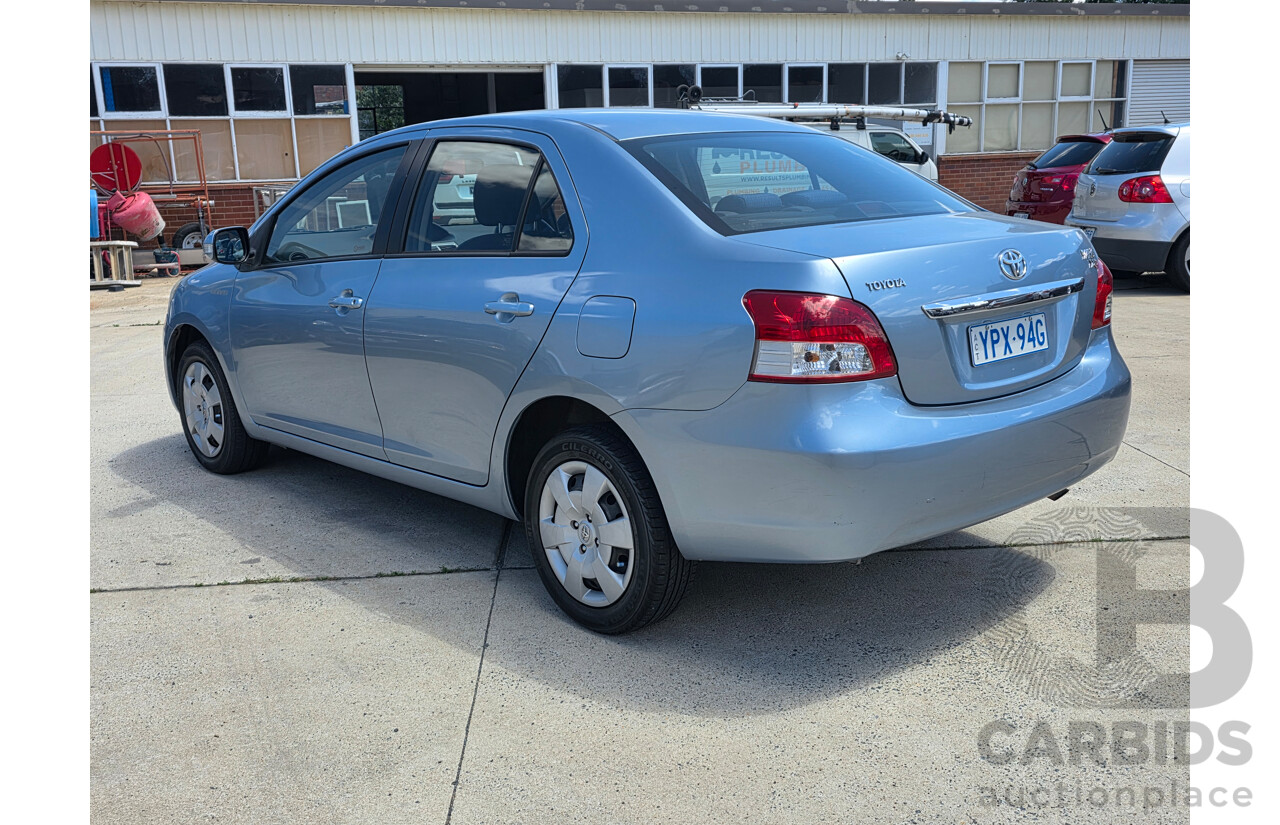 8/2010 Toyota Yaris YRS NCP93R 08 UPGRADE 4d Sedan Blue 1.5L