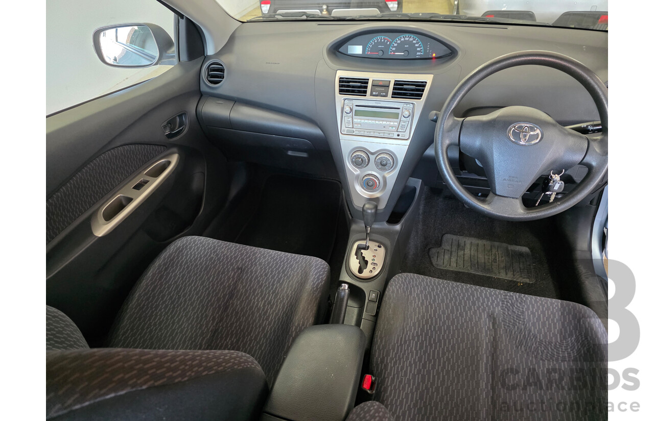 8/2010 Toyota Yaris YRS NCP93R 08 UPGRADE 4d Sedan Blue 1.5L