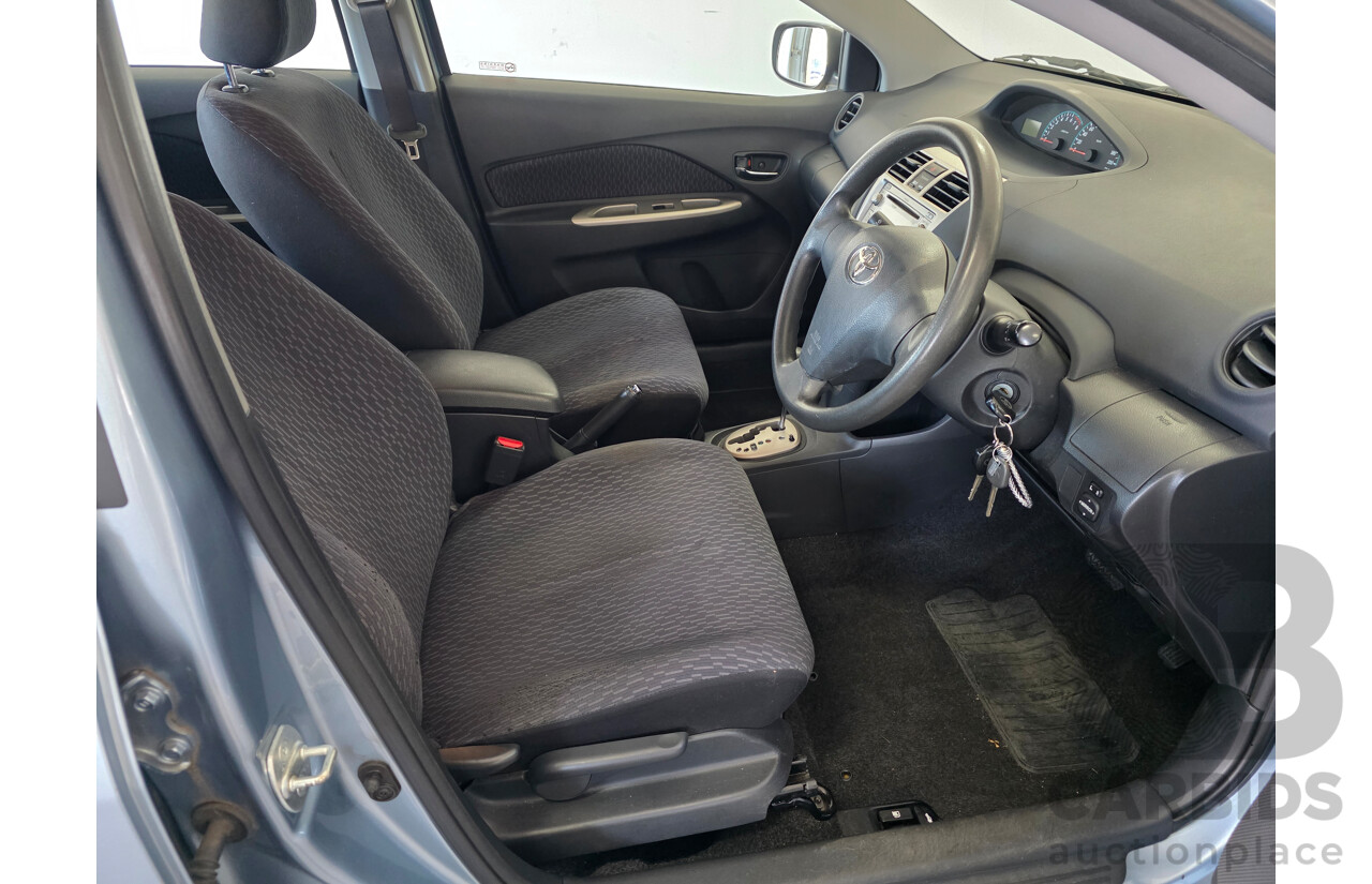 8/2010 Toyota Yaris YRS NCP93R 08 UPGRADE 4d Sedan Blue 1.5L