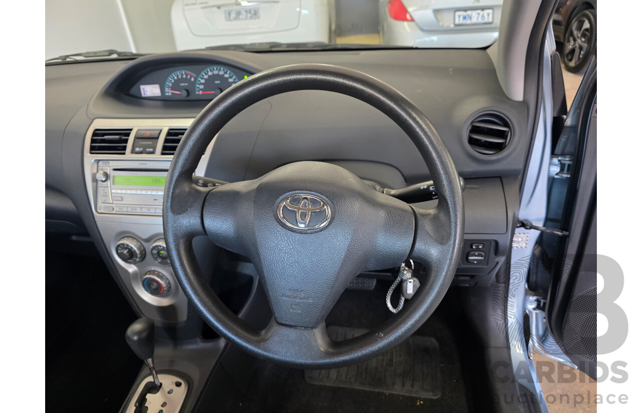 8/2010 Toyota Yaris YRS NCP93R 08 UPGRADE 4d Sedan Blue 1.5L