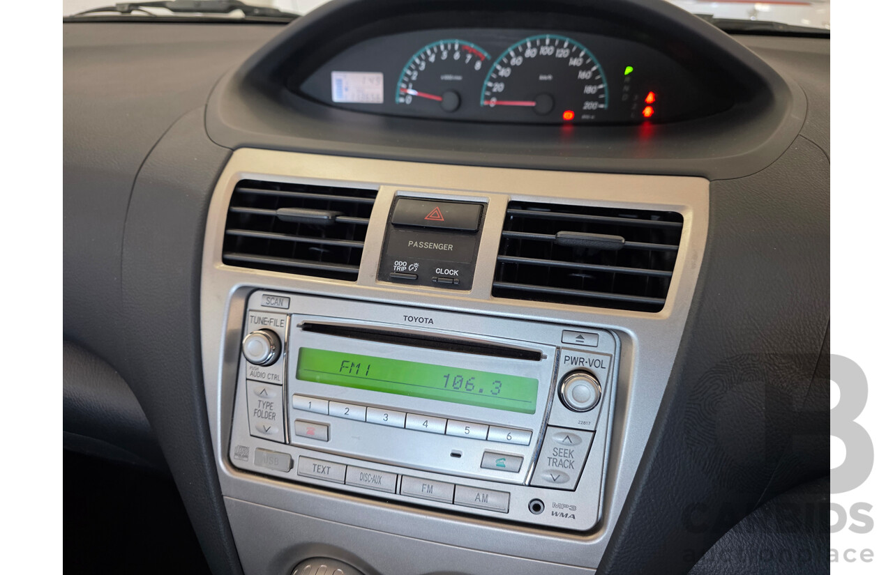 8/2010 Toyota Yaris YRS NCP93R 08 UPGRADE 4d Sedan Blue 1.5L