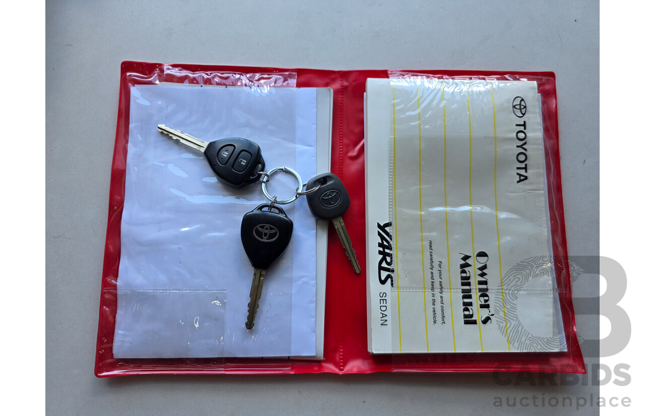 8/2010 Toyota Yaris YRS NCP93R 08 UPGRADE 4d Sedan Blue 1.5L