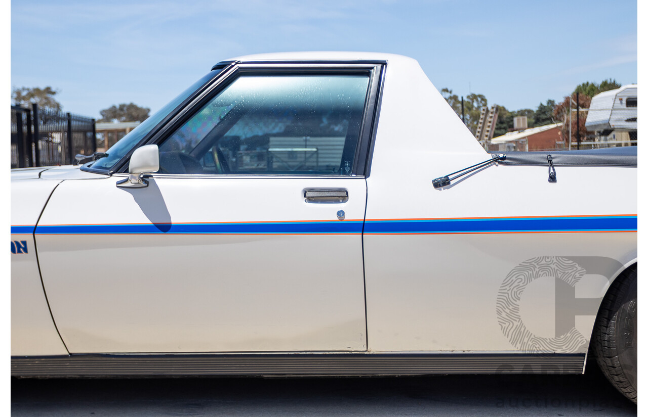 2/1972 Holden HQ Belmont 2d Utility White Sandman Tribute V8 - Modified