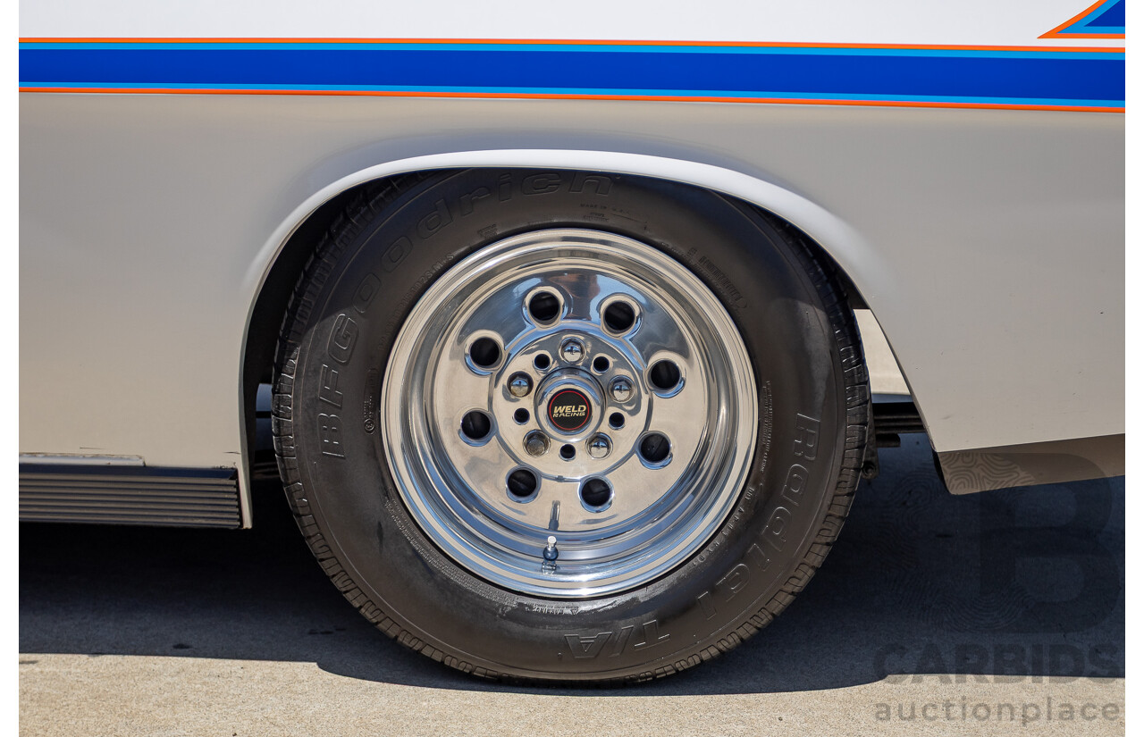 2/1972 Holden HQ Belmont 2d Utility White Sandman Tribute V8 - Modified