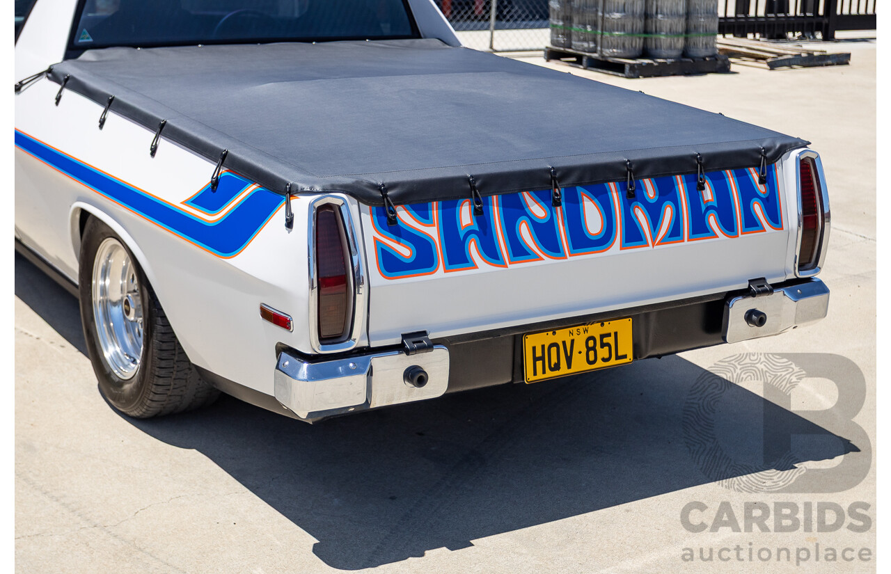 2/1972 Holden HQ Belmont 2d Utility White Sandman Tribute V8 - Modified
