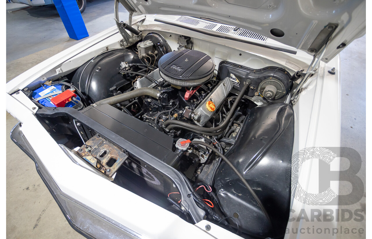 2/1972 Holden HQ Belmont 2d Utility White Sandman Tribute V8 - Modified