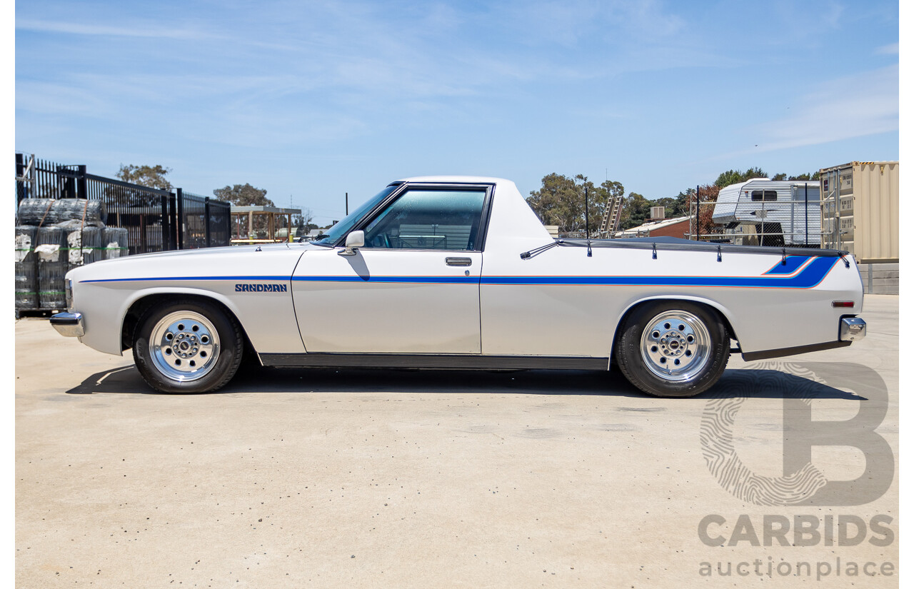 2/1972 Holden HQ Belmont 2d Utility White Sandman Tribute V8 - Modified