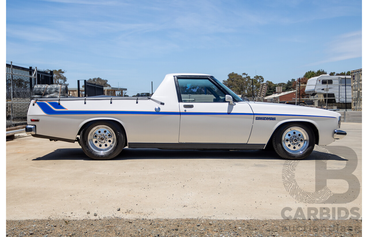 2/1972 Holden HQ Belmont 2d Utility White Sandman Tribute V8 - Modified