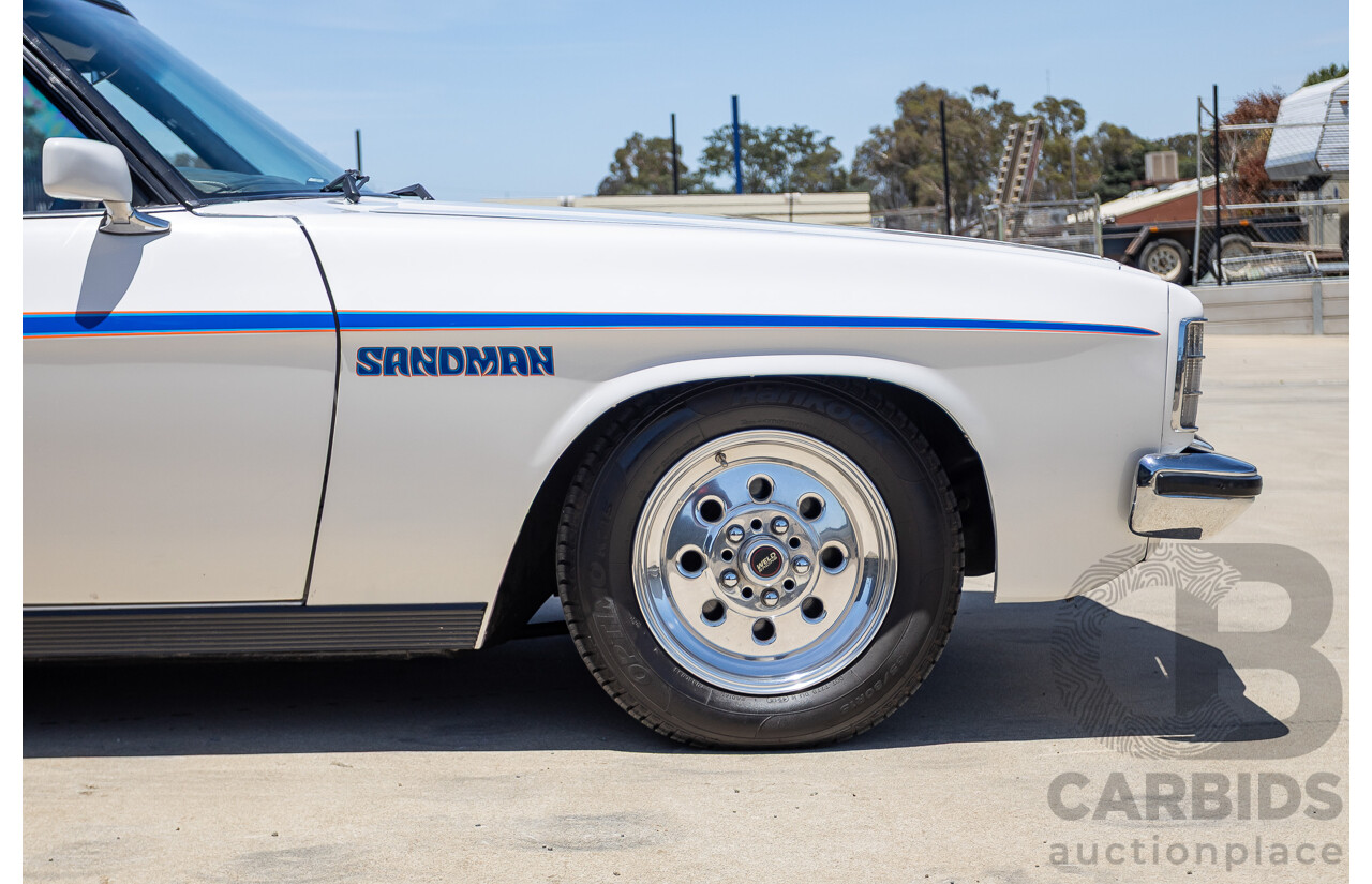 2/1972 Holden HQ Belmont 2d Utility White Sandman Tribute V8 - Modified
