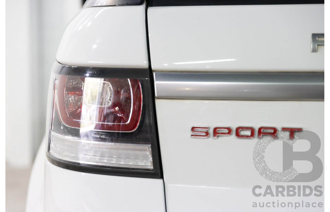 01/2017 Land Rover Range Rover Sport 3.0 TDV6 SE (AWD) LW MY17 4d Wagon Fuji White Turbo Diesel V6 3.0L