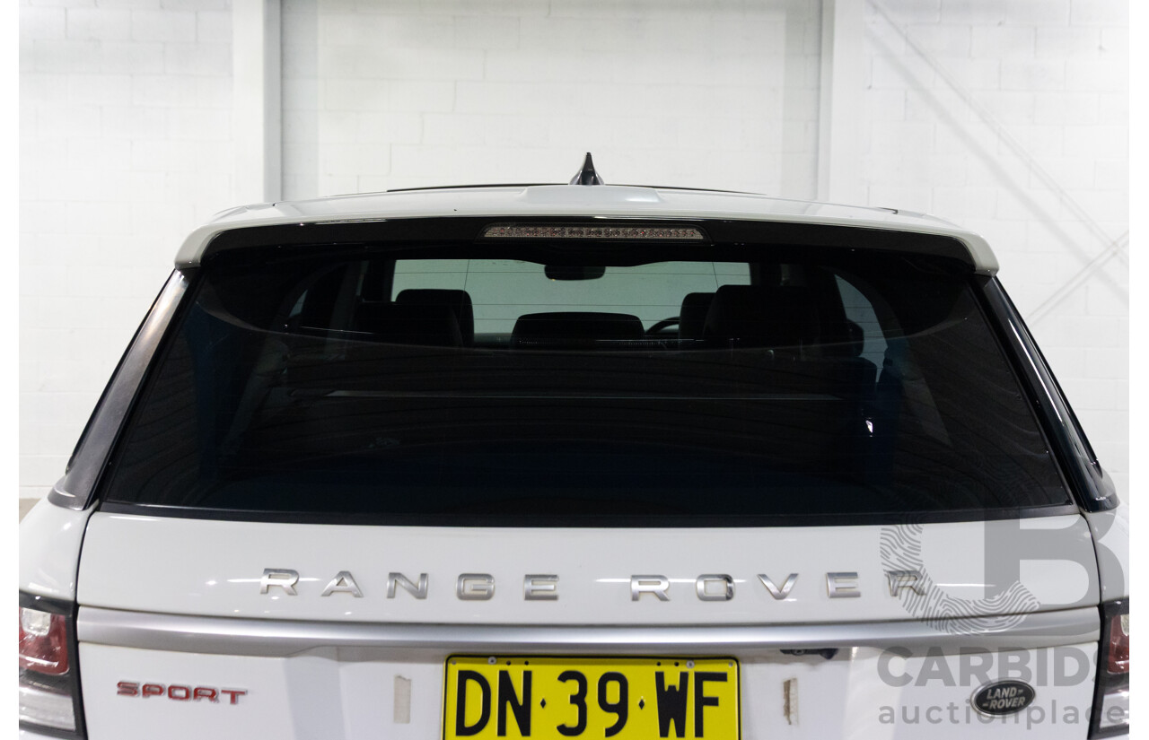 01/2017 Land Rover Range Rover Sport 3.0 TDV6 SE (AWD) LW MY17 4d Wagon Fuji White Turbo Diesel V6 3.0L
