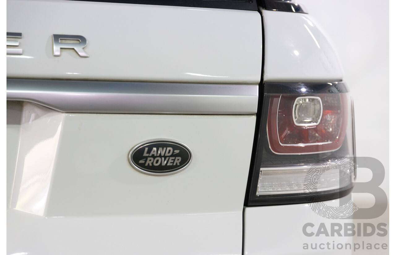 01/2017 Land Rover Range Rover Sport 3.0 TDV6 SE (AWD) LW MY17 4d Wagon Fuji White Turbo Diesel V6 3.0L