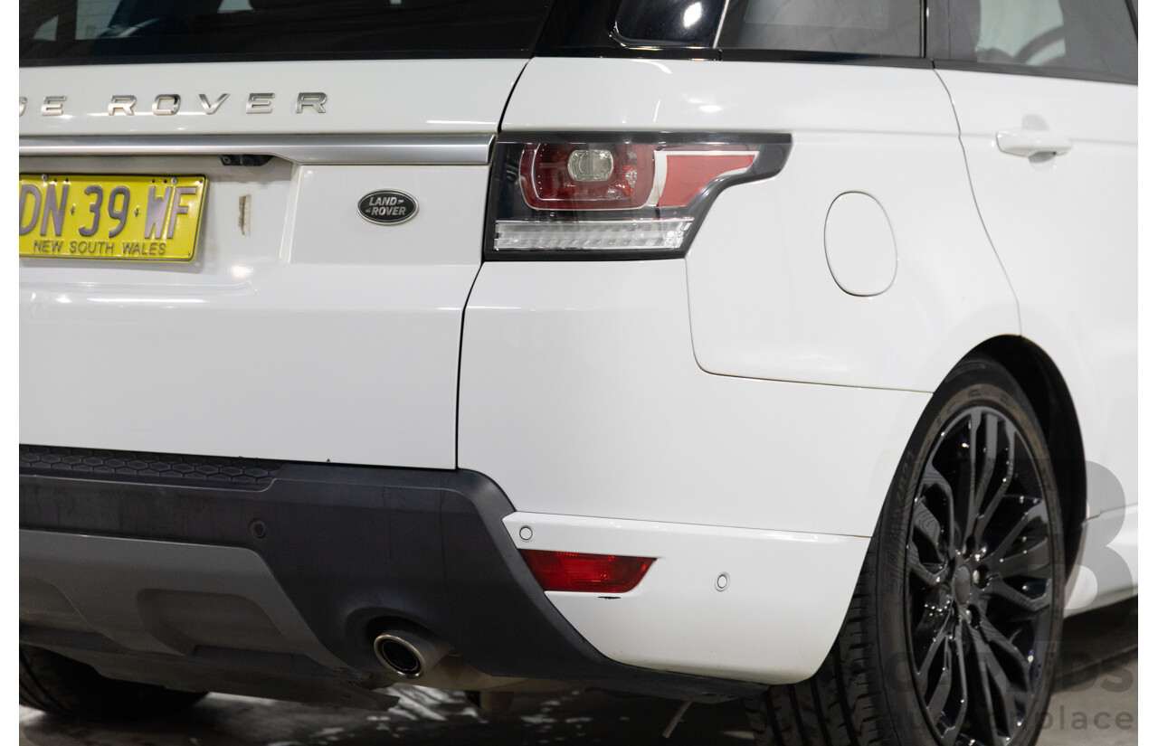 01/2017 Land Rover Range Rover Sport 3.0 TDV6 SE (AWD) LW MY17 4d Wagon Fuji White Turbo Diesel V6 3.0L