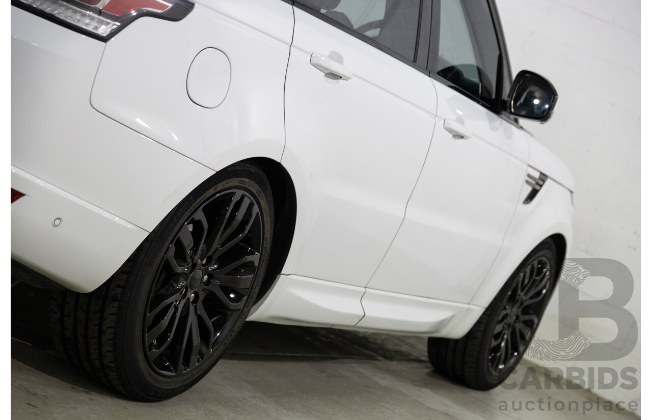 01/2017 Land Rover Range Rover Sport 3.0 TDV6 SE (AWD) LW MY17 4d Wagon Fuji White Turbo Diesel V6 3.0L