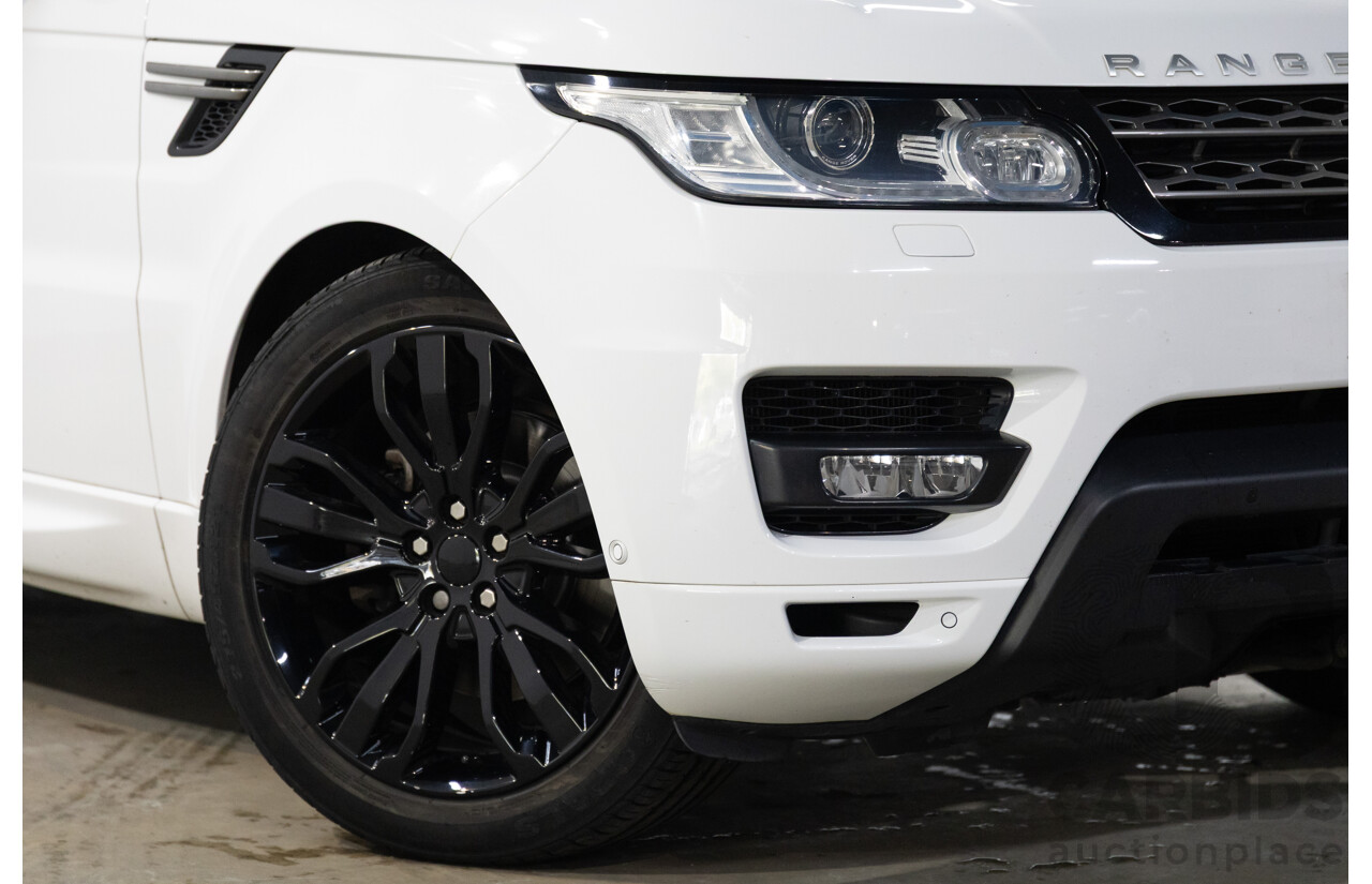 01/2017 Land Rover Range Rover Sport 3.0 TDV6 SE (AWD) LW MY17 4d Wagon Fuji White Turbo Diesel V6 3.0L