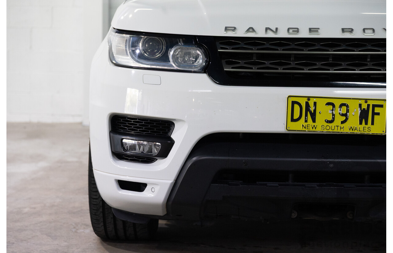 01/2017 Land Rover Range Rover Sport 3.0 TDV6 SE (AWD) LW MY17 4d Wagon Fuji White Turbo Diesel V6 3.0L