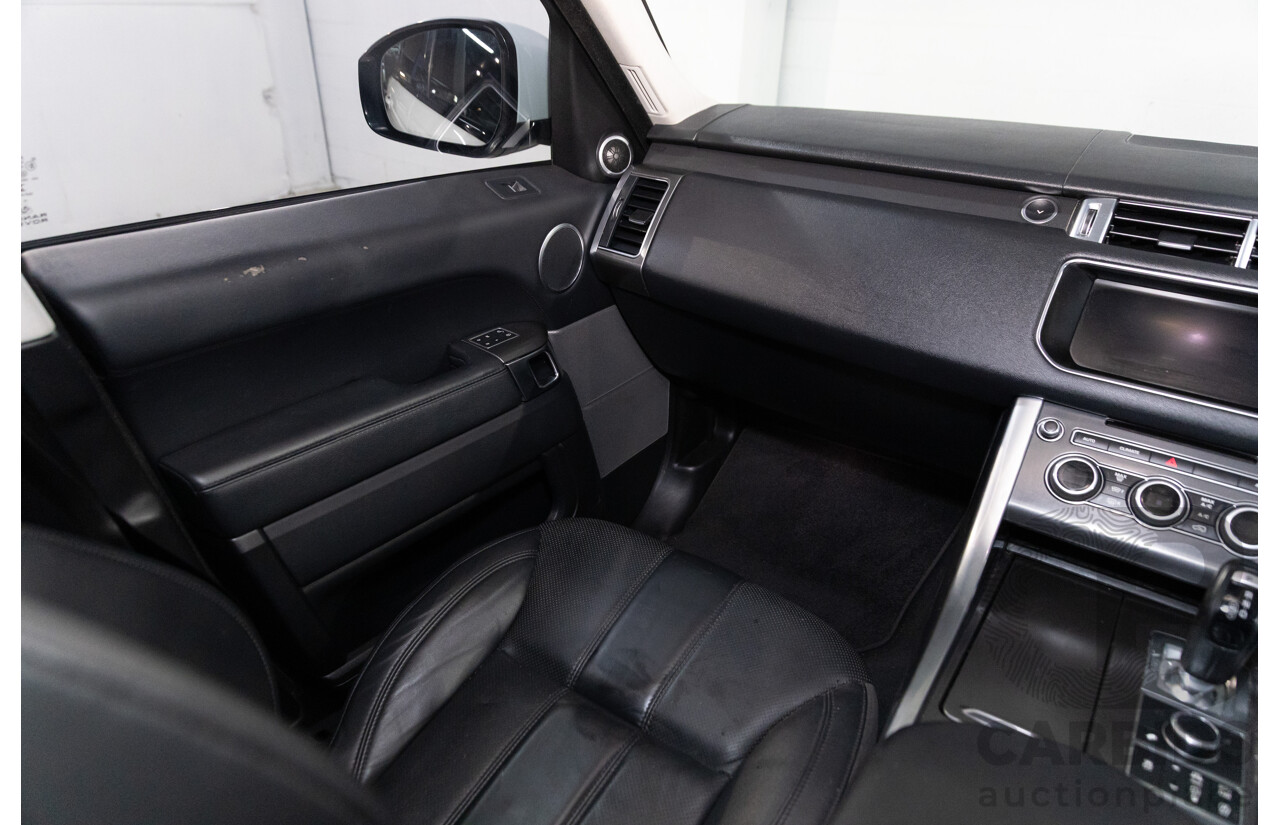 01/2017 Land Rover Range Rover Sport 3.0 TDV6 SE (AWD) LW MY17 4d Wagon Fuji White Turbo Diesel V6 3.0L