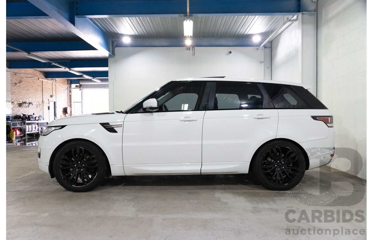 01/2017 Land Rover Range Rover Sport 3.0 TDV6 SE (AWD) LW MY17 4d Wagon Fuji White Turbo Diesel V6 3.0L