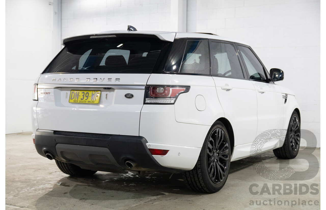 01/2017 Land Rover Range Rover Sport 3.0 TDV6 SE (AWD) LW MY17 4d Wagon Fuji White Turbo Diesel V6 3.0L
