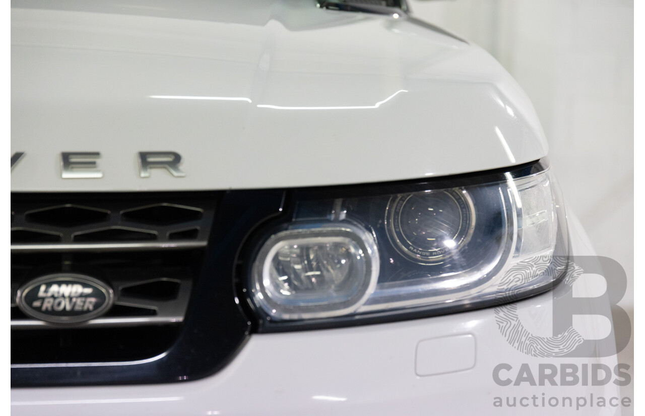 01/2017 Land Rover Range Rover Sport 3.0 TDV6 SE (AWD) LW MY17 4d Wagon Fuji White Turbo Diesel V6 3.0L