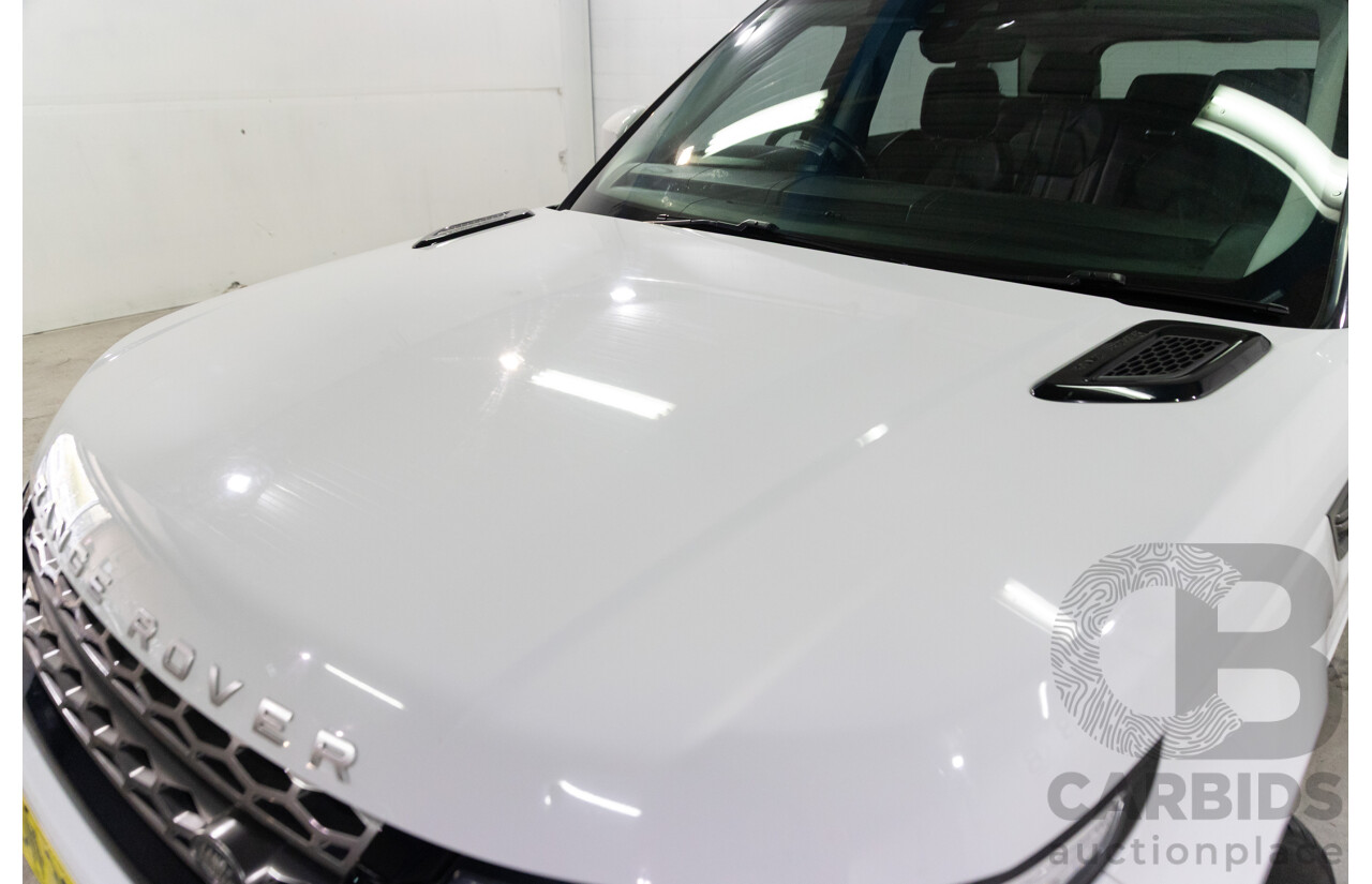 01/2017 Land Rover Range Rover Sport 3.0 TDV6 SE (AWD) LW MY17 4d Wagon Fuji White Turbo Diesel V6 3.0L
