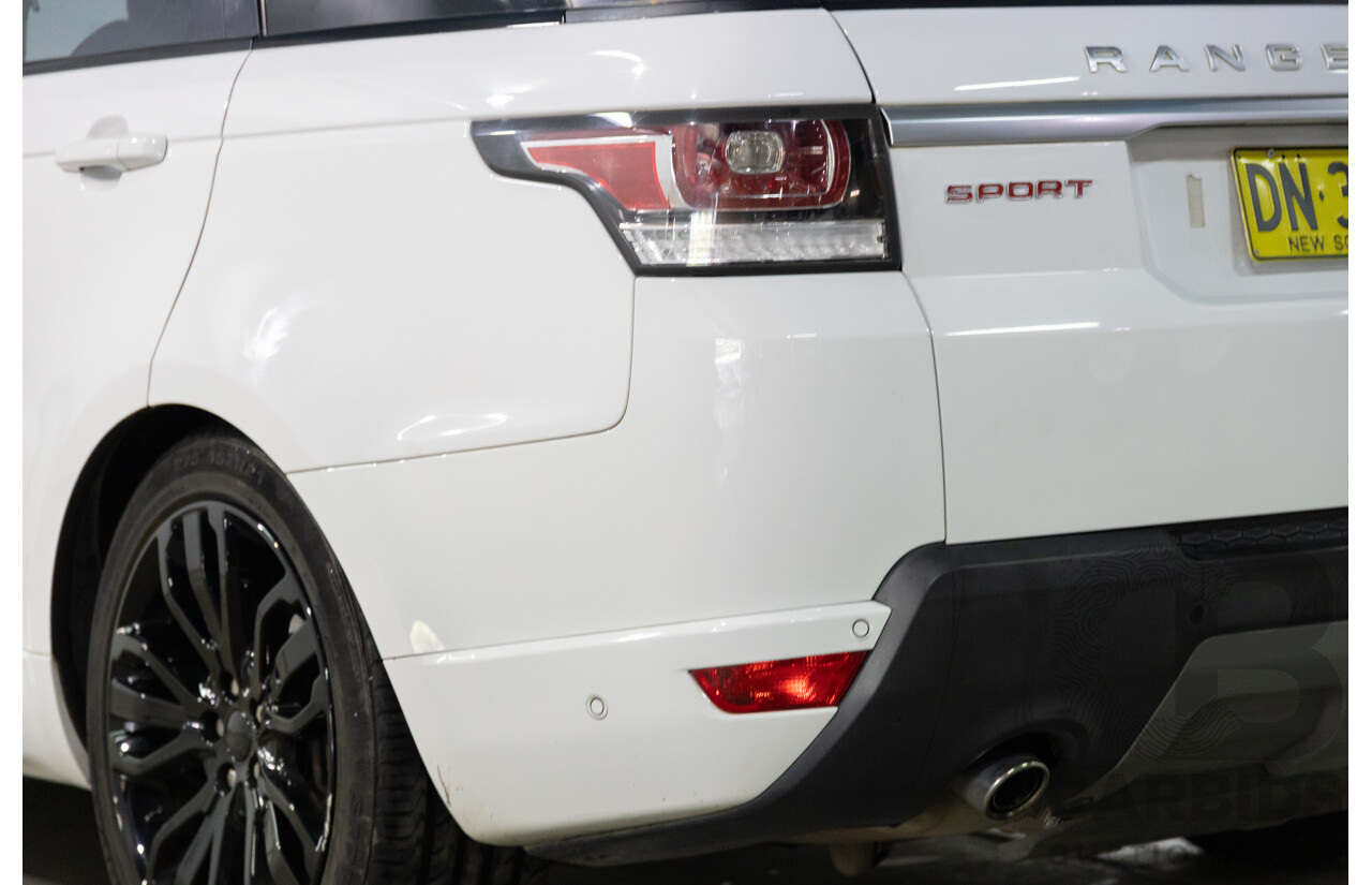 01/2017 Land Rover Range Rover Sport 3.0 TDV6 SE (AWD) LW MY17 4d Wagon Fuji White Turbo Diesel V6 3.0L