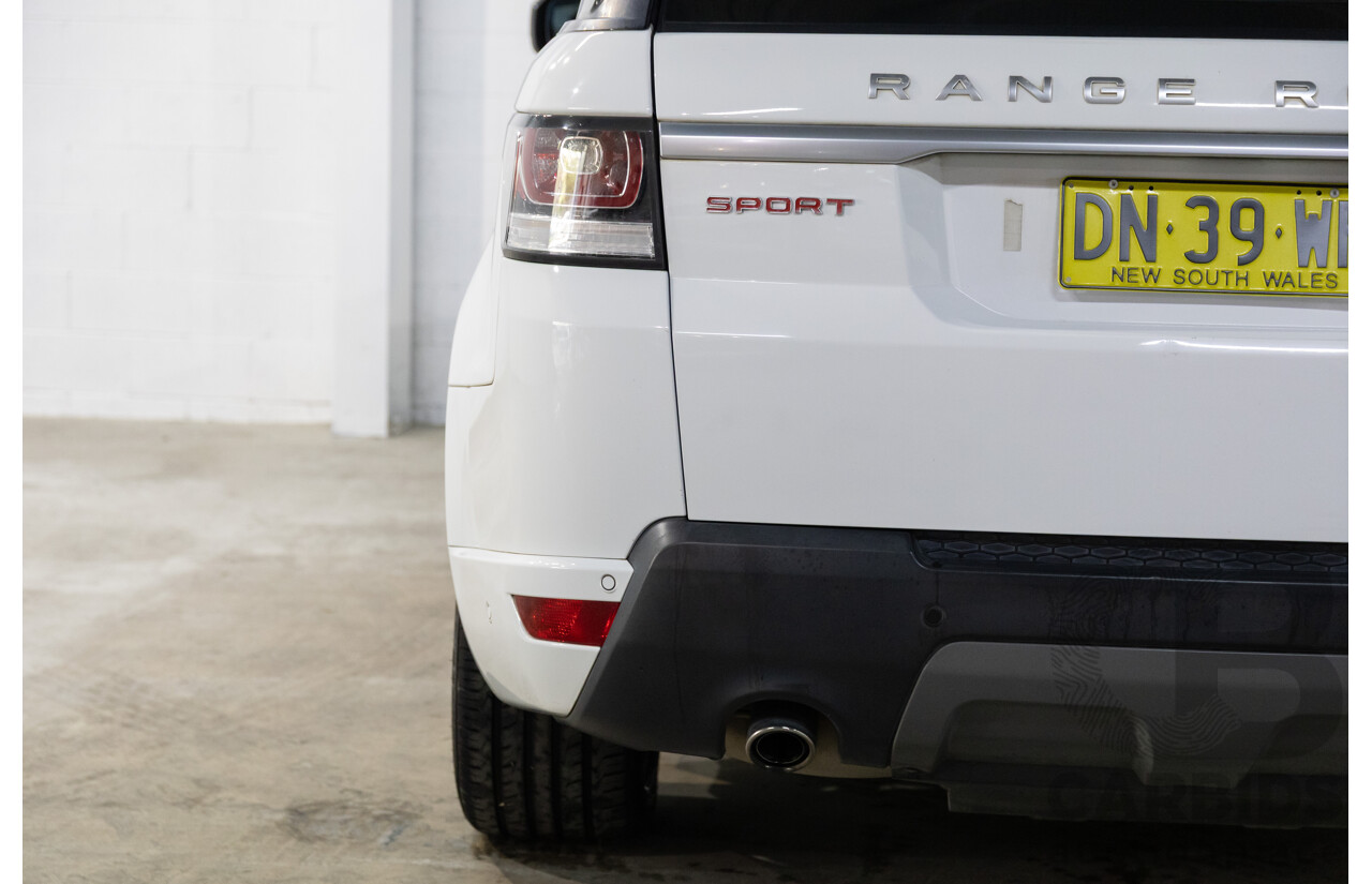 01/2017 Land Rover Range Rover Sport 3.0 TDV6 SE (AWD) LW MY17 4d Wagon Fuji White Turbo Diesel V6 3.0L