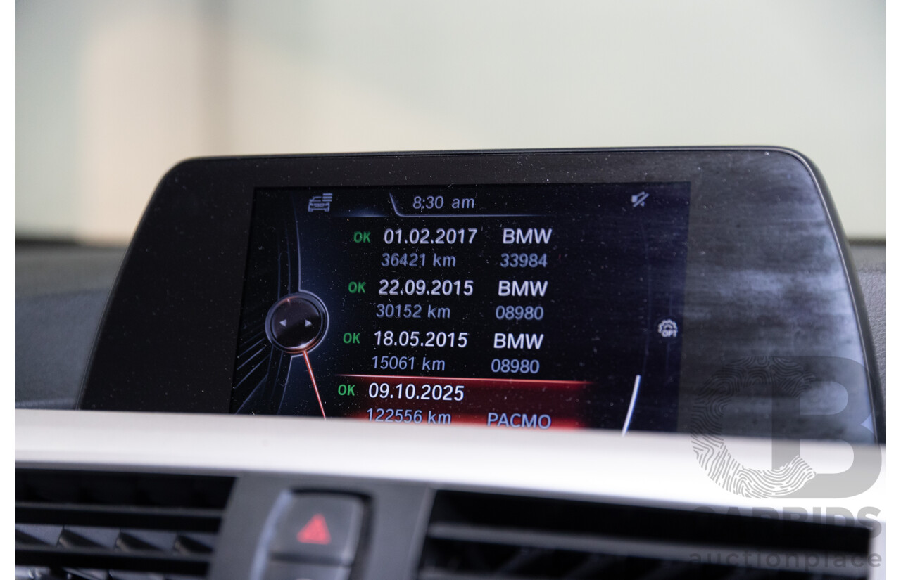 8/2014 BMW 316i F30 MY14 4d Sedan Glacier Silver Metallic Turbo 1.6L