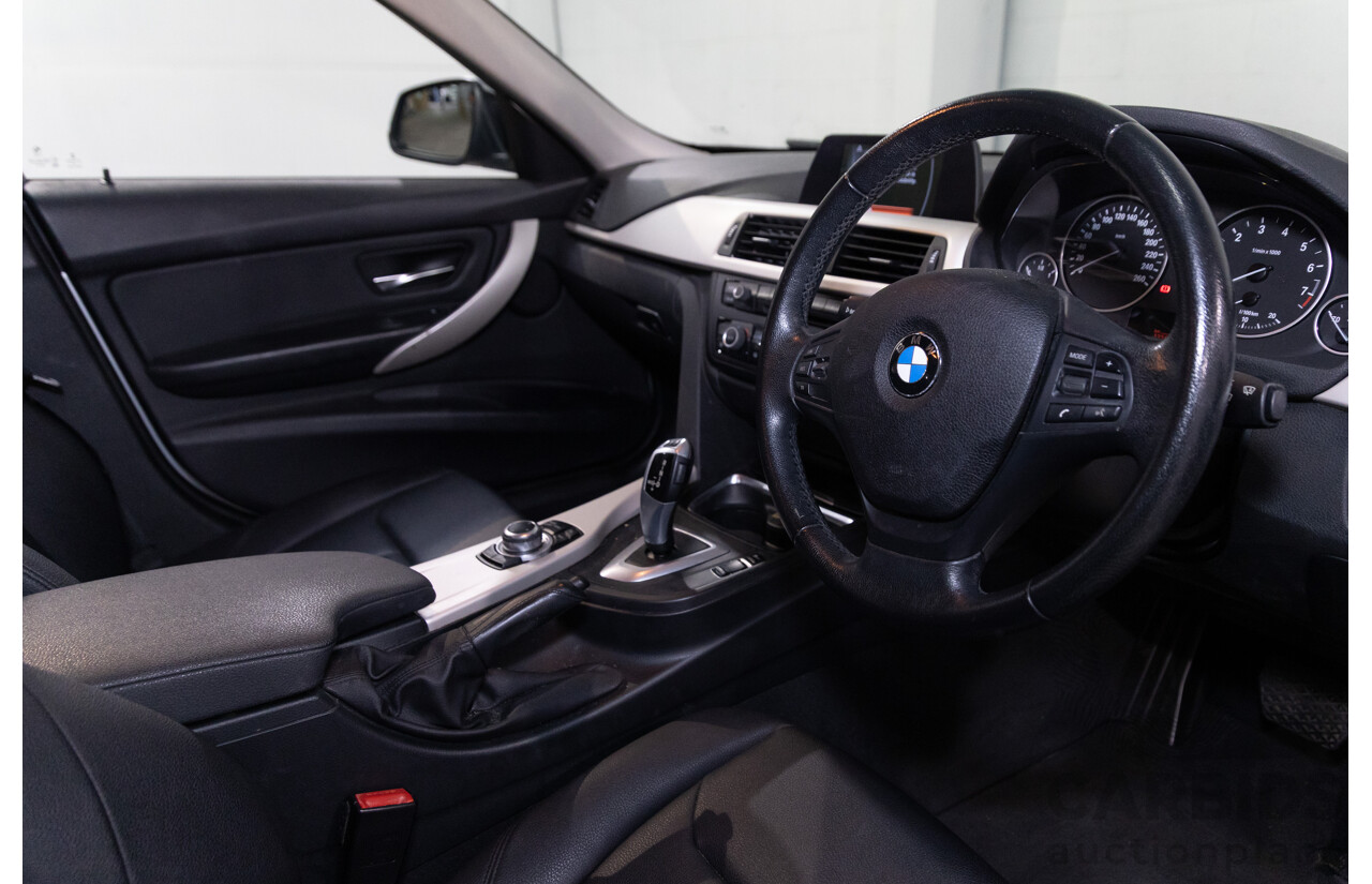 8/2014 BMW 316i F30 MY14 4d Sedan Glacier Silver Metallic Turbo 1.6L